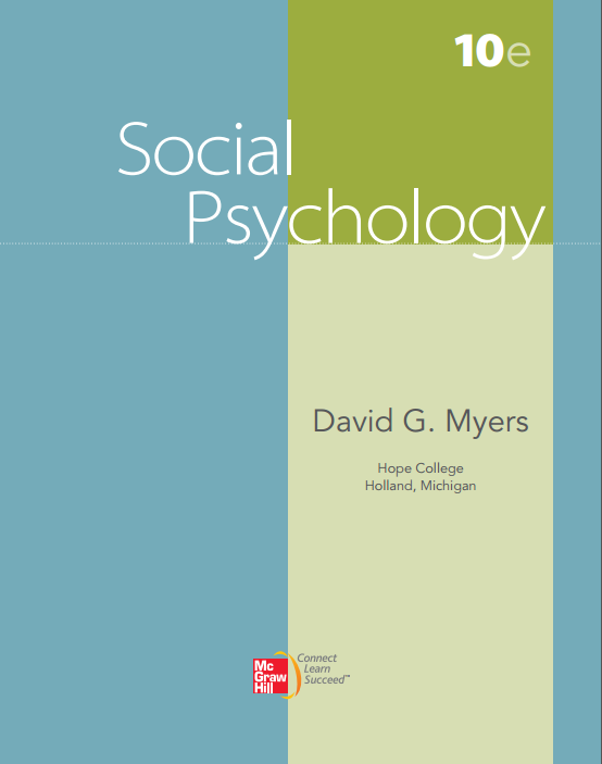 社会心理学（美）  英文原版（第十版）